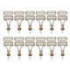 thumbnail image 4 of 12x Sujetadores Deslizantes De Metal Clip Brace Hebillas Tirantes Hebillas 3.2cm, 4 of 5