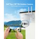 thumbnail image 5 of Cámara de seguridad Blurams 2K Outdoor 360° PTZ con visión nocturna en color, 5 of 7