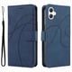 thumbnail image 3 of Funda tipo cartera con tapa para Samsung Galaxy A07 con tarjetero, soporte y cubierta magnética Azul, 3 of 6