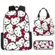 thumbnail image 3 of Hello Kitty Student School Bag Hello Kitty Lunch Bag Insulated Lunch Bag Cartoon Cute KT Children's Backpack Mochila, 3 of 3