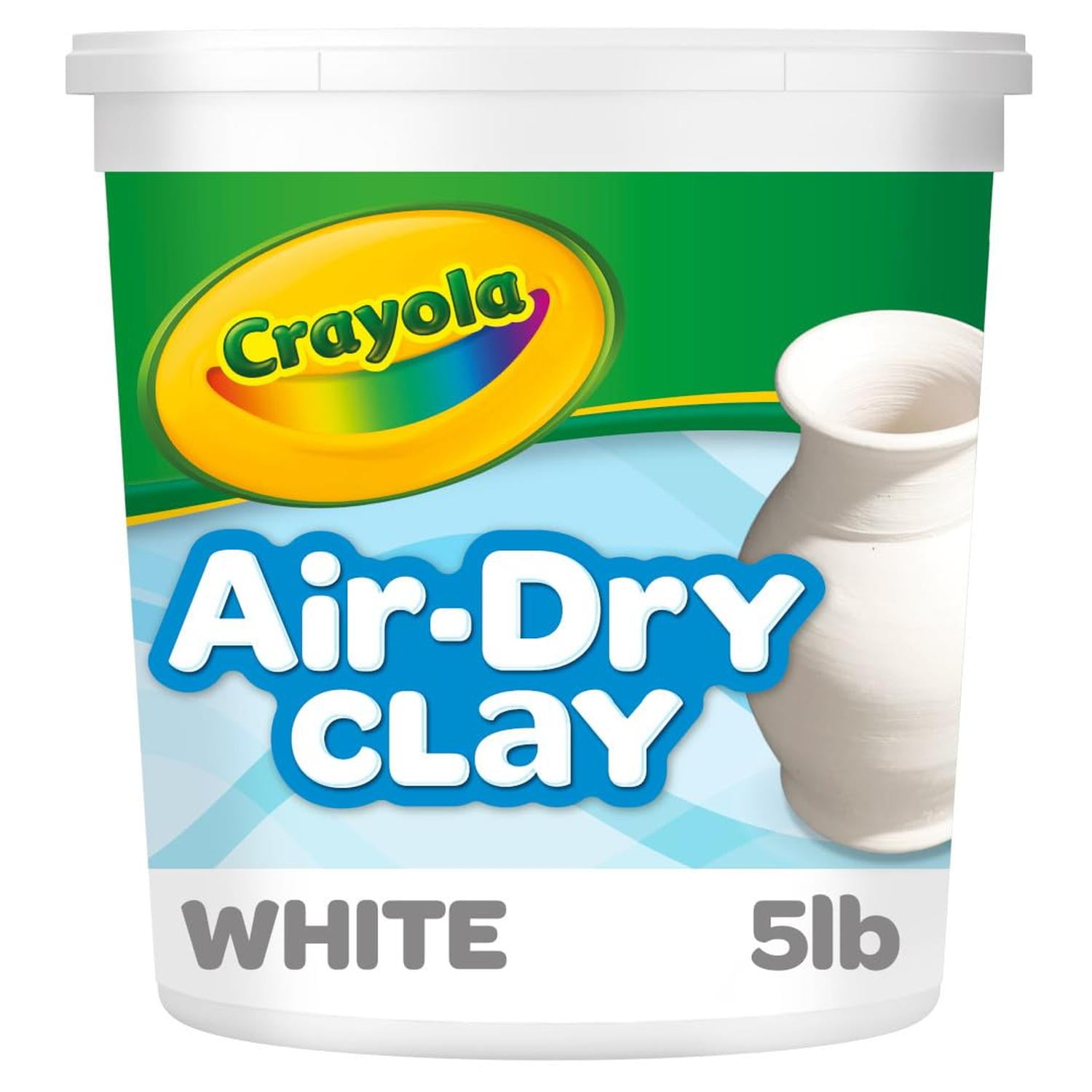 Crayola Air Dry Clay, Arcilla De Modelado Blanco Natural, Cu Crayola Crayola