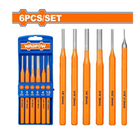 Juego De Cinceles Punzones Botadores 5 Pzs Wadfow Wcc8395