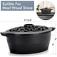 thumbnail image 3 of Vaporizador para estufa de leña INNO STAGE, hierro fundido, 2,8 L, negro mate, 3 of 8