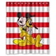 thumbnail image 1 of Cortina de ducha con diseño de Mickey Mouse y Pluto, adorable perro, con ganchos, tamaño 60 x 72 pulgadas, 1 of 3