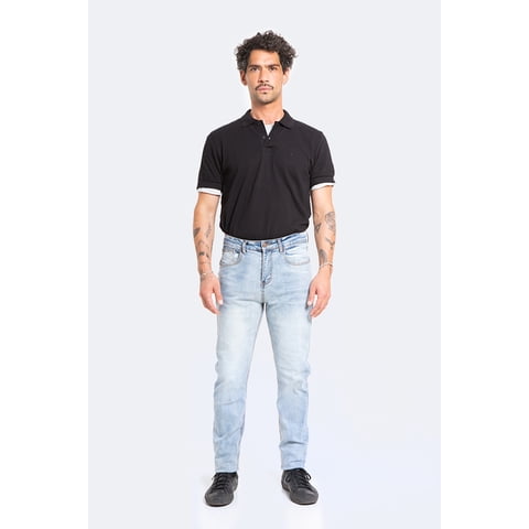 Idem - Jeans Hombre Slim Azul Hielo Focalizado 46