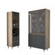 thumbnail image 2 of Living Combo Vitrina Salem Miel / Plomo + Bar, 2 of 8