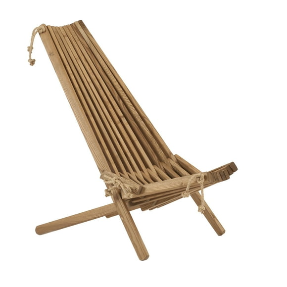 Silla Finlandesa Fresno Castaño Aceitado / Silla, Reposera Terraza