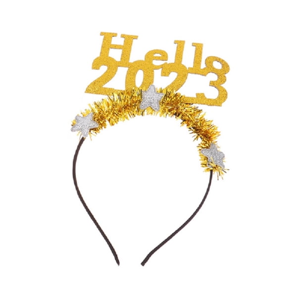 Diadema De Feliz Año Nuevo, Accesorio Para El Cabello Para Fiesta, Aro Para El Cabello Para Mujeres, Hombres, Niños, Aureate