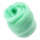 thumbnail image 2 of Fibra Superior De Lana Hecha A Mano 10g Roving Para Materiales De Fieltro De Aguja Verde Claro, 2 of 5