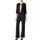thumbnail image 2 of INSPIRE CHIC Blazers para Mujeres Abierto al Frente 3/4 Manga Cuello Redondo Traje de Oficina Chaquetas Blazer L Negro, 2 of 6
