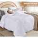 thumbnail image 4 of Edredón Utopia para ropa de cama doble, 163 x 224 cm, para todas las estaciones, color blanco, 4 of 8