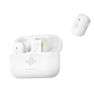Microfono Lavalier Wireless Luucco Minipods Blanco