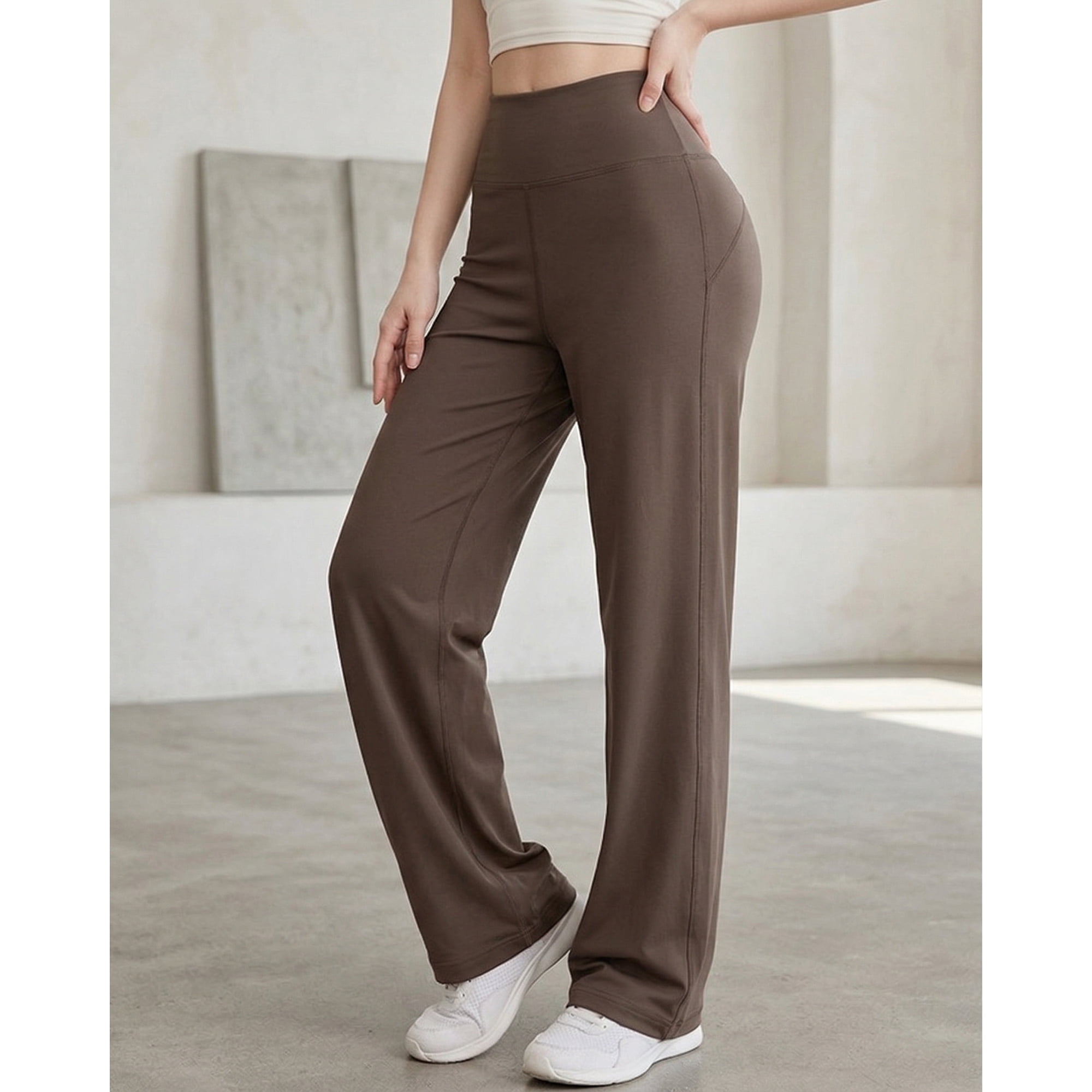 Flix Spa - Pantalón Deportivo Palazzo Fluido Realce Y Confort