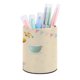 thumbnail image 1 of Aventura en el Parque Temático de Rilakkuma-theme Cylinder Pen Holder Pencil Organizer with Flannel Lining PVC Leather Material Cardboard Base for study work 10*8CM, 1 of 6