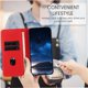 thumbnail image 2 of Funda Cartera Magnética para Samsung Galaxy A71 5G Protección Antichoque con Ranuras Rojo, 2 of 6