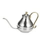 thumbnail image 2 of Hervidor De Café Por Goteo Para Exteriores, Cafetera De Goteo Para Interiores, Tetera De Cuello De Cisne Plateada, 2 of 5
