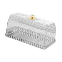 Bothyi - Adorno De Cúpula Transparente Para Tarta, Tapa Para Tarta De Boda, Plato Festivo, Longitud 27 Cm