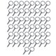 thumbnail image 4 of 50 Piezas De Llaveros Divididos Con Cadena Para Manualidades DIY, Accesorios Para Hacer Llaveros, Color Negro, 4 of 4