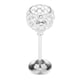 thumbnail image 2 of Portavelas De Cristal Candelabro Candelabro Centro De Mesa Banquete Plata 21.5cm, 2 of 5