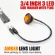 thumbnail image 4 of Luz indicadora lateral TMH 19 mm ámbar 3 LED 12 V (paquete de 20), 4 of 6