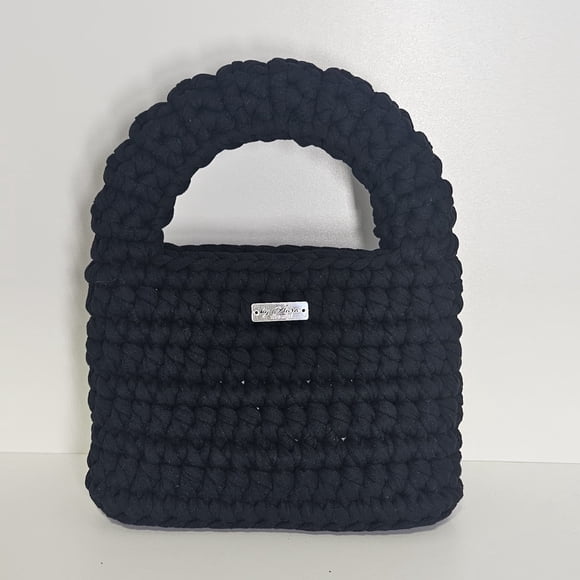 Cartera Fiesta Stella a Crochet Negra
