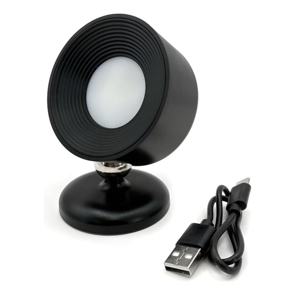 Foco Led Magnético Touch Recargable 4w 140lm Fría-cálida Usb Negro