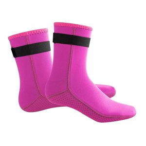 Ioensy - Calcetines De Buceo Con Correa De Ajuste Calcetines De Agua Flexibles Hombres Mujeres Calcetines De Natación S Rosa