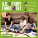 thumbnail image 5 of Set de tren Atlasonix USA Military con tren de juguete y helicóptero, 5 of 8