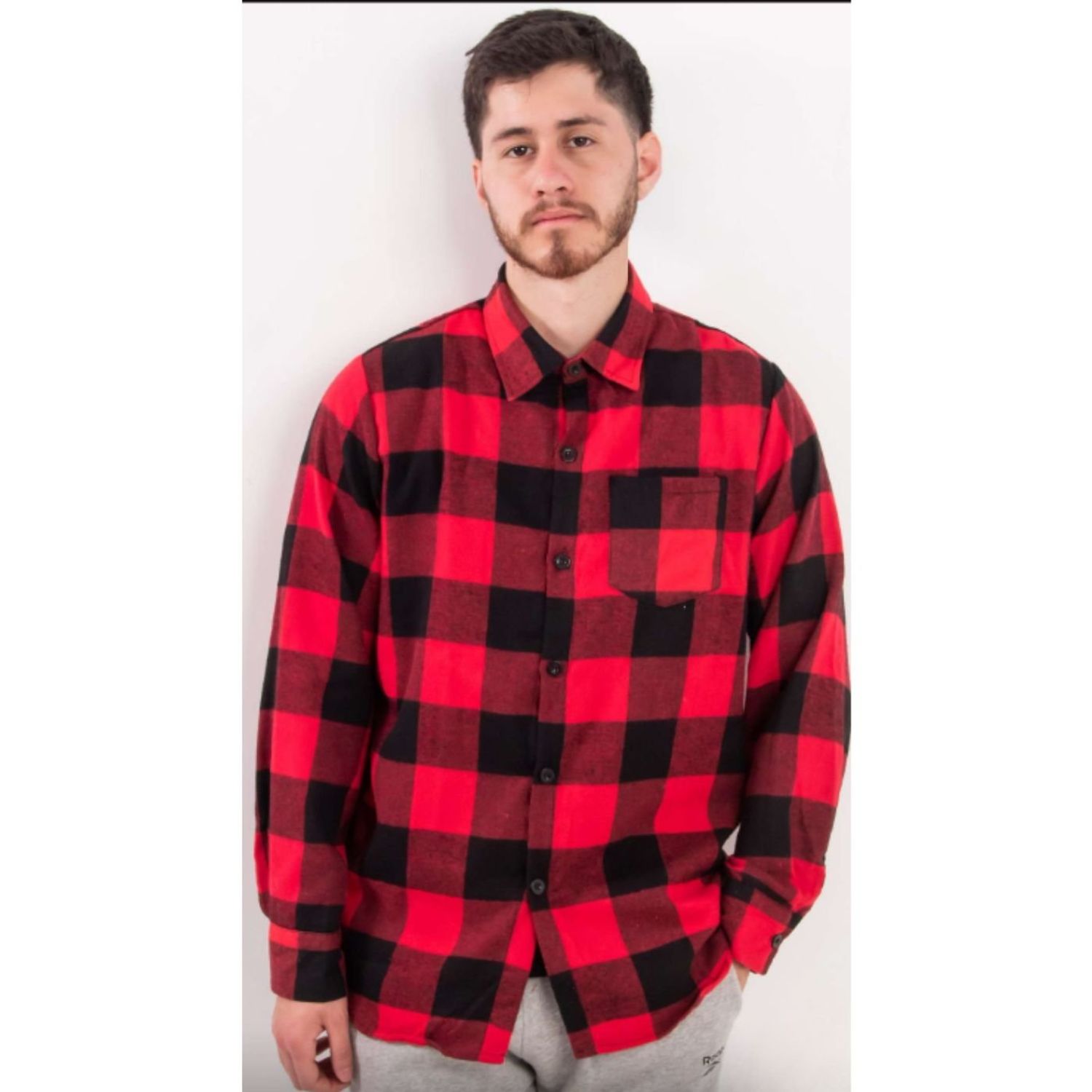 Likeshop - Camisa Algodon Leñadora A Cuadros Hombre 0031
