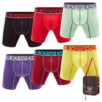 Giovacchino - Pack De 6 Boxer Medio Algodón Hombre Con Bolso Regalo