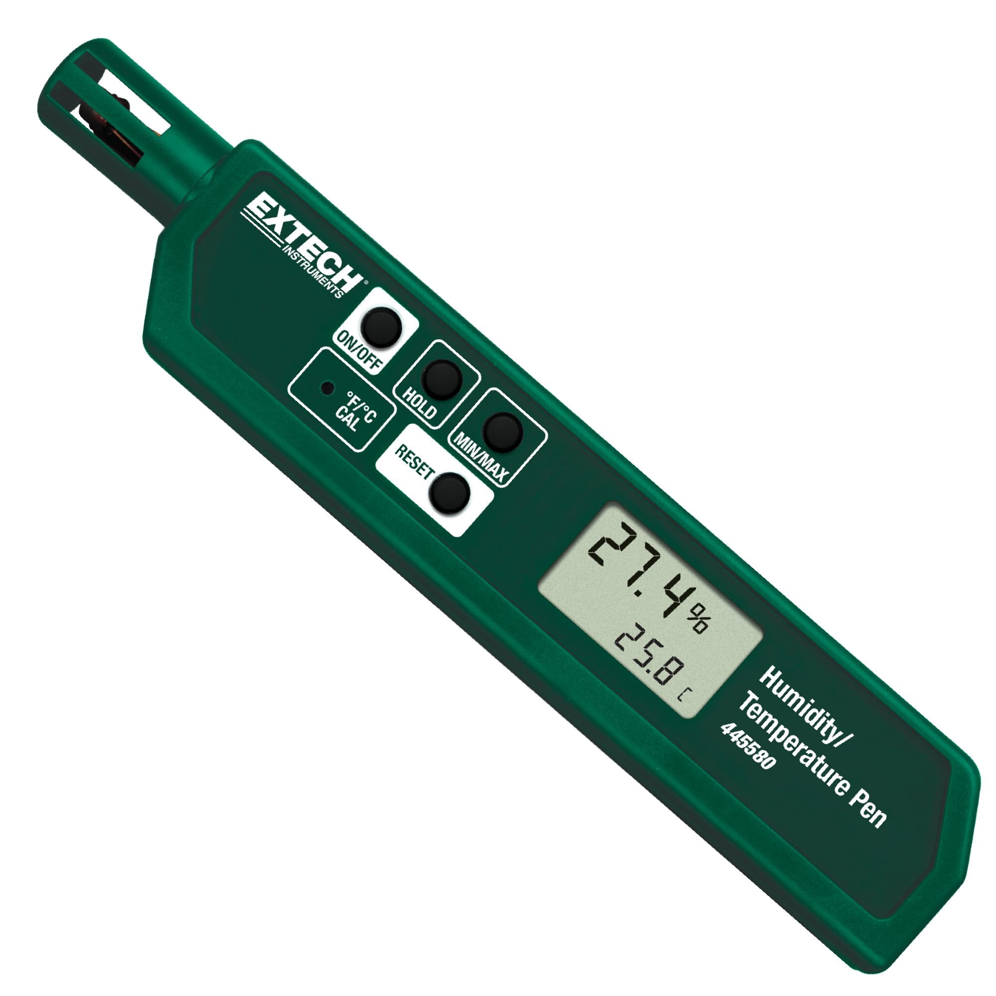 Medidor De Humedad Y Temperatura Extech 445580, Tamaño Bolígrafo