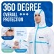 thumbnail image 2 of Mono desechable Medtecs Hazmat Suit Level 4 PPE L, 2 of 6