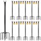 thumbnail image 1 of Postes de metal ajustables para luces de guirnalda Nexillumi - paquete de 10, 1 of 9