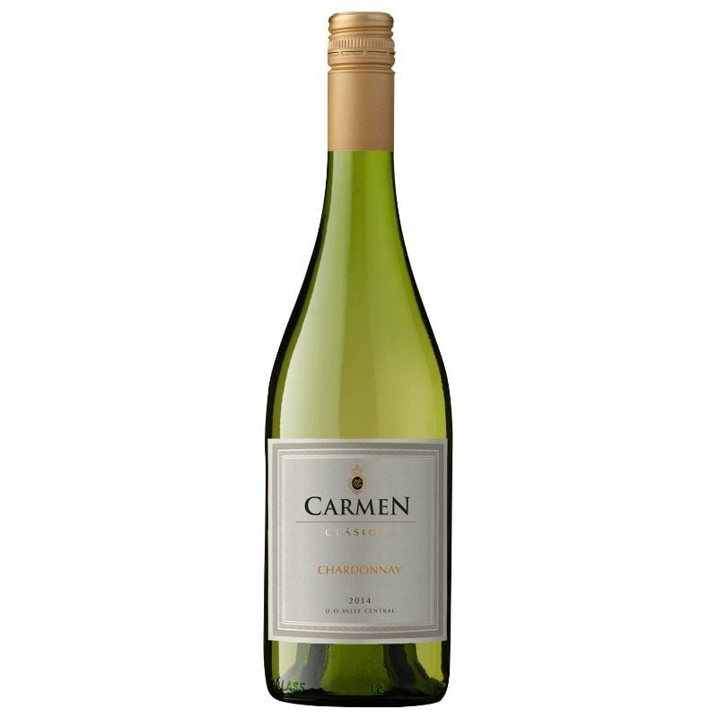 Vino Blanco Chardonnay 13° Botella 750 cc Carmen