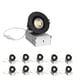 thumbnail image 1 of Luz LED empotrada ZYC 7,5 cm paquete de 10 negro regulable, 1 of 7