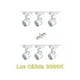 thumbnail image 1 of Lámpara Riel 6 Focos Hexagonal Luz Cálida 2mt Unión Blanco, 1 of 2
