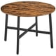 thumbnail image 1 of Mesa Comedor Redonda Fierro Negro y Madera Glote, 1 of 5