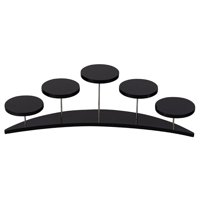 Bothyi - Soporte Acrílico Para Cupcakes De 5 Niveles, Soporte Para Exhibición De Postres, Soporte Para Fiestas, Negro