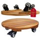 thumbnail image 1 of Soporte para Plantas IDZO de Madera de Acacia 30 cm Capacidad 120 kg Set de 2, 1 of 7