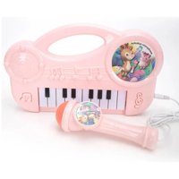 Total Click - Juguete Piano Teclado Musical Con 16 Teclas Sonidos Rosado