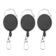 thumbnail image 1 of Paquete De 3 Llaves Retráctiles Retractor Carrete Clip Cinturón Tarjeta Llavero Manualidades Plástico, 1 of 5