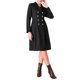 thumbnail image 1 of INSPIRE CHIC Vestido Blazer de Tweed para Mujer con Cuello, Doble Botonadura, Línea A, Formal para Trabajo, Talla 2XL, Negro, 1 of 5