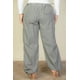 thumbnail image 4 of Saronite Pantalón Paracaídas con Cintura Elástica y Cordón Ajustable, Dos Bolsillos Delanteros, Color Gris Acero (para Mujer), 4 of 4