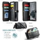 thumbnail image 3 of CaseMe Funda de Cuero para Samsung Galaxy S25Ultra con Billetera [Bloqueo RFID] con Ranura para Billetes con Zíper para 10 Tarjetas, Correa de Hombro y Muñeca Magnética de Cuero PU Suave para Samsung, 3 of 13