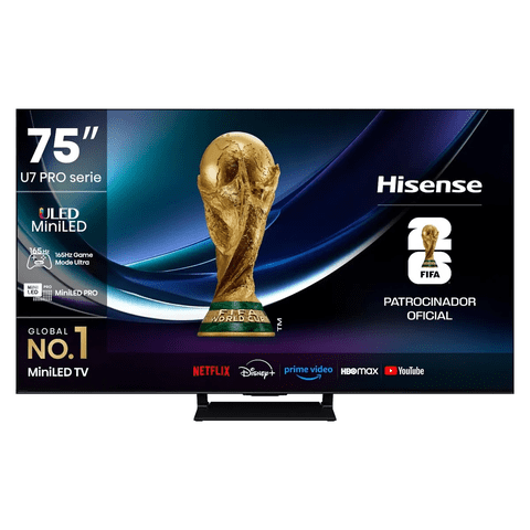 Televisor Hisense 75"" Uled 4K Googletv 75U7Qg Pro - Caja
