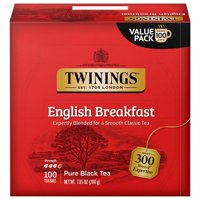 Tea Twinings English Breakfast Black 100 Bolsitas De Té Con Cafeína