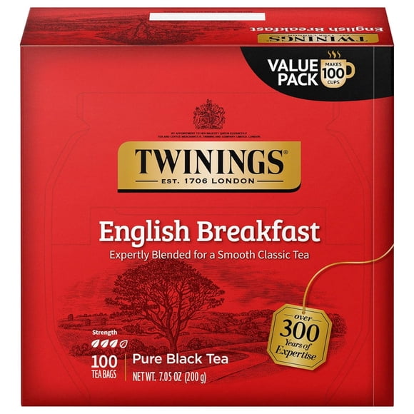 Tea English Breakfast Black 100 Bolsitas De Té Con Cafeína