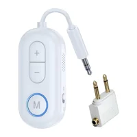 Banana Tienda - Adaptador Audifonos Para Viaje / Avion 3.5Mm Blanco