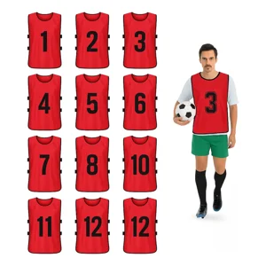 Linea Sport - Petos Numérico Del 1 Al 12 Chaleco Deportivo De Adultos