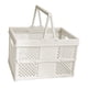 thumbnail image 4 of Caja de Almacenamiento Plegable Cesta de Compras Plegable con Asas Cesta de Picnic, Camping, Cocina Del Hogar Blanco, 4 of 5